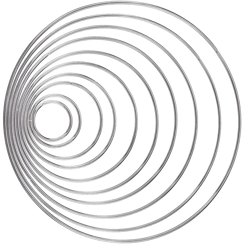 Anneau en Métal DIY Macramé pour Débutant