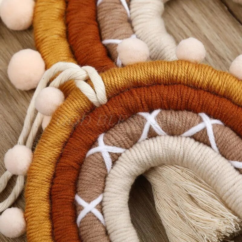 Arc en Ciel Macramé Artisanal Décoration