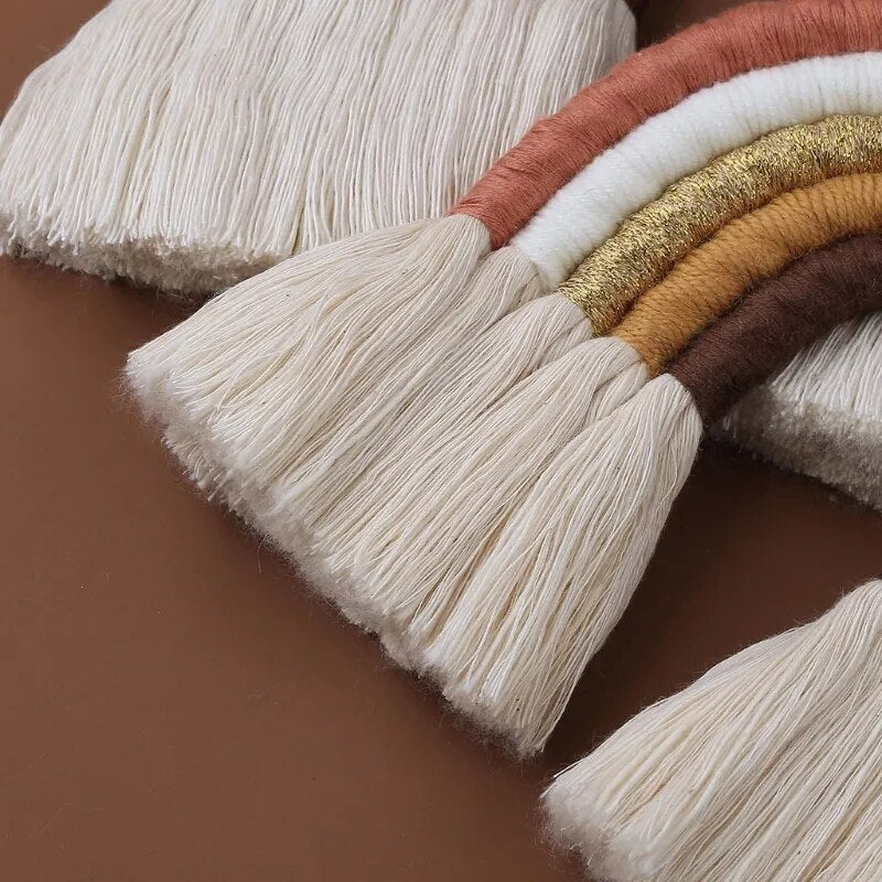 Arc en Ciel Macramé Bohème Fait Main