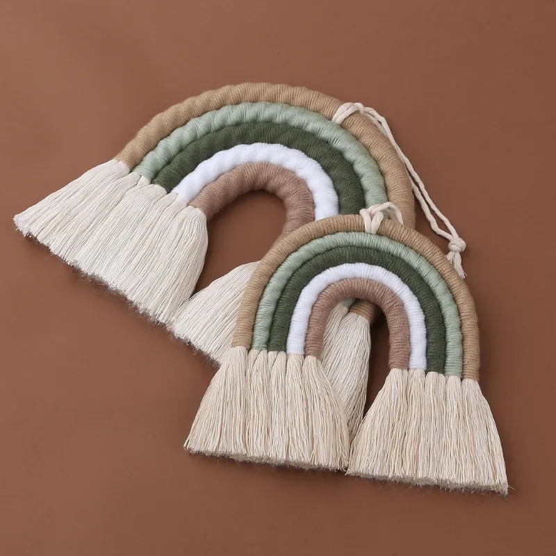 Arc en Ciel Macramé Enfant Fait Main