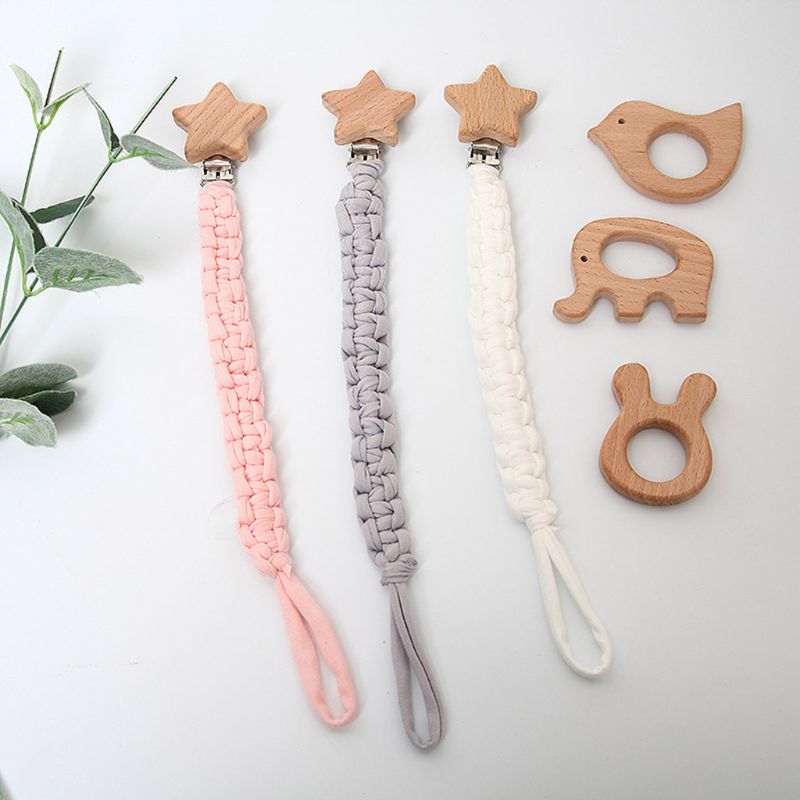 Attache Sucette Etoile Macramé