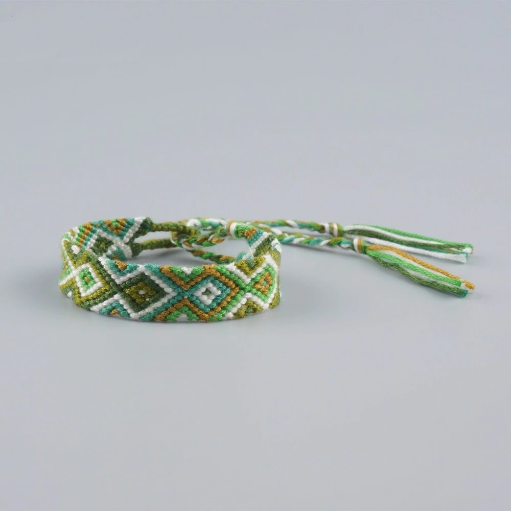 Bracelet Brésilien en Macramé Bleu