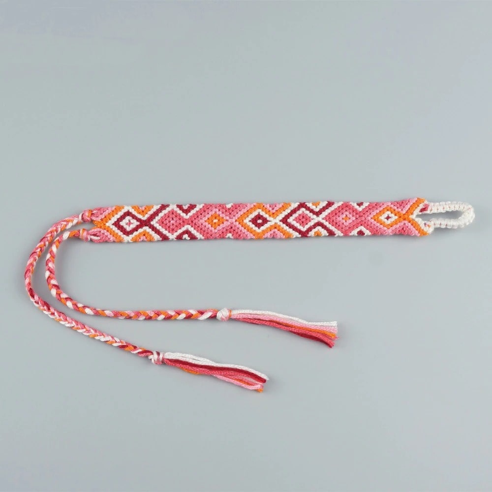 Bracelet Brésilien en Macramé Bleu