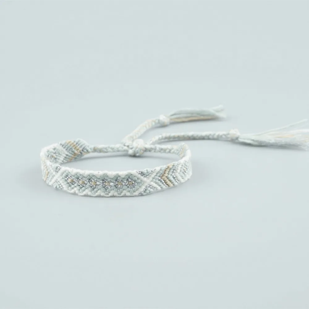 Bracelet de Cheville Macramé Coloré