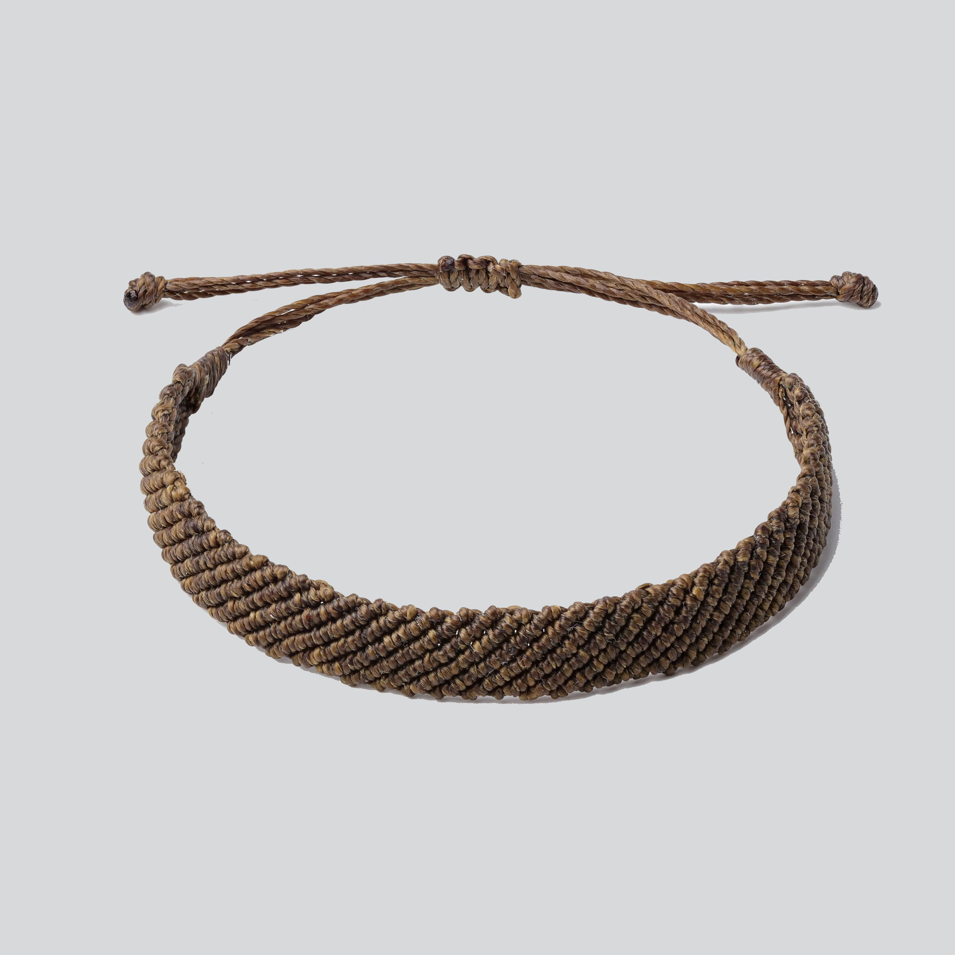 Bracelet Macramé Bohème Coton Naturel