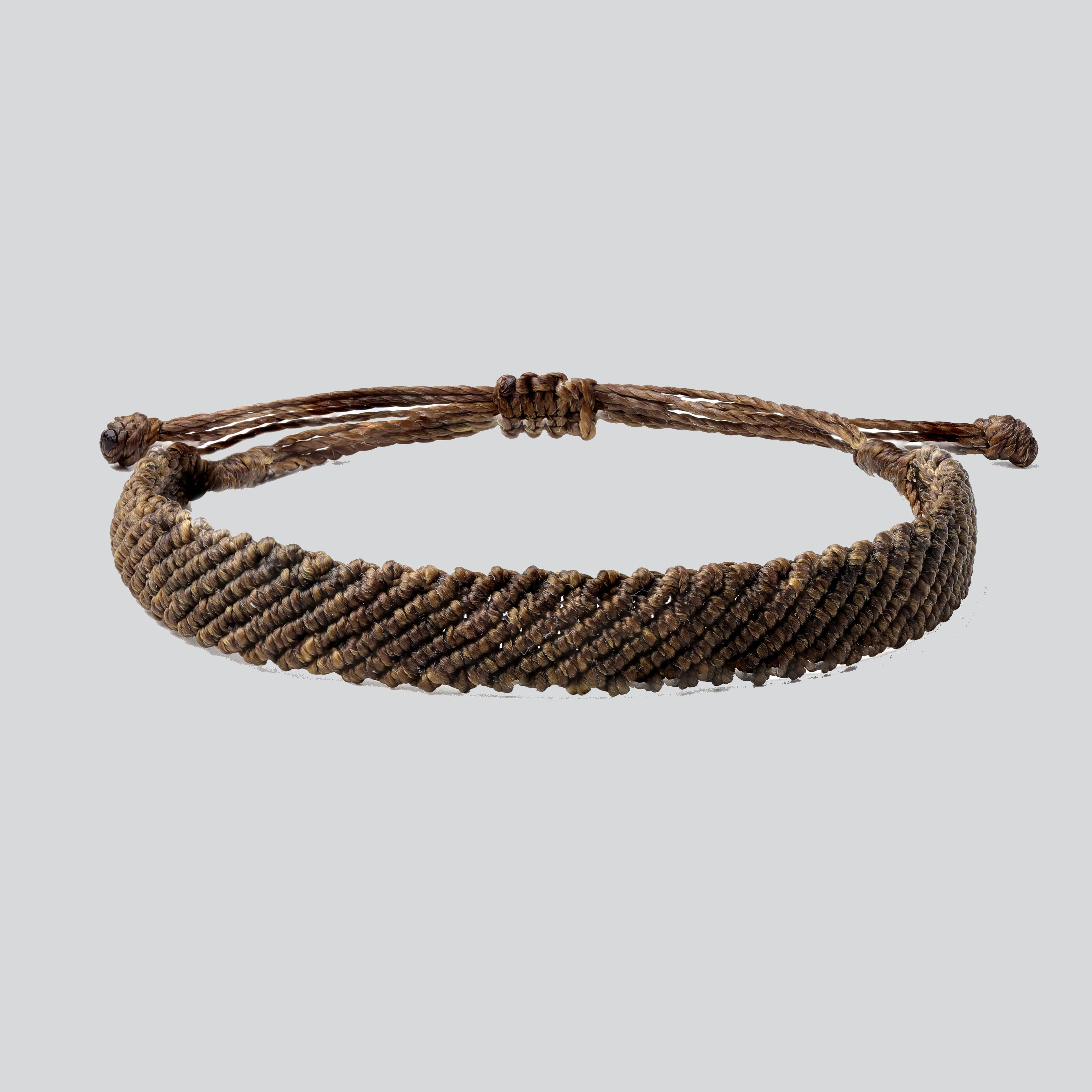Bracelet Macramé Bohème Coton Naturel