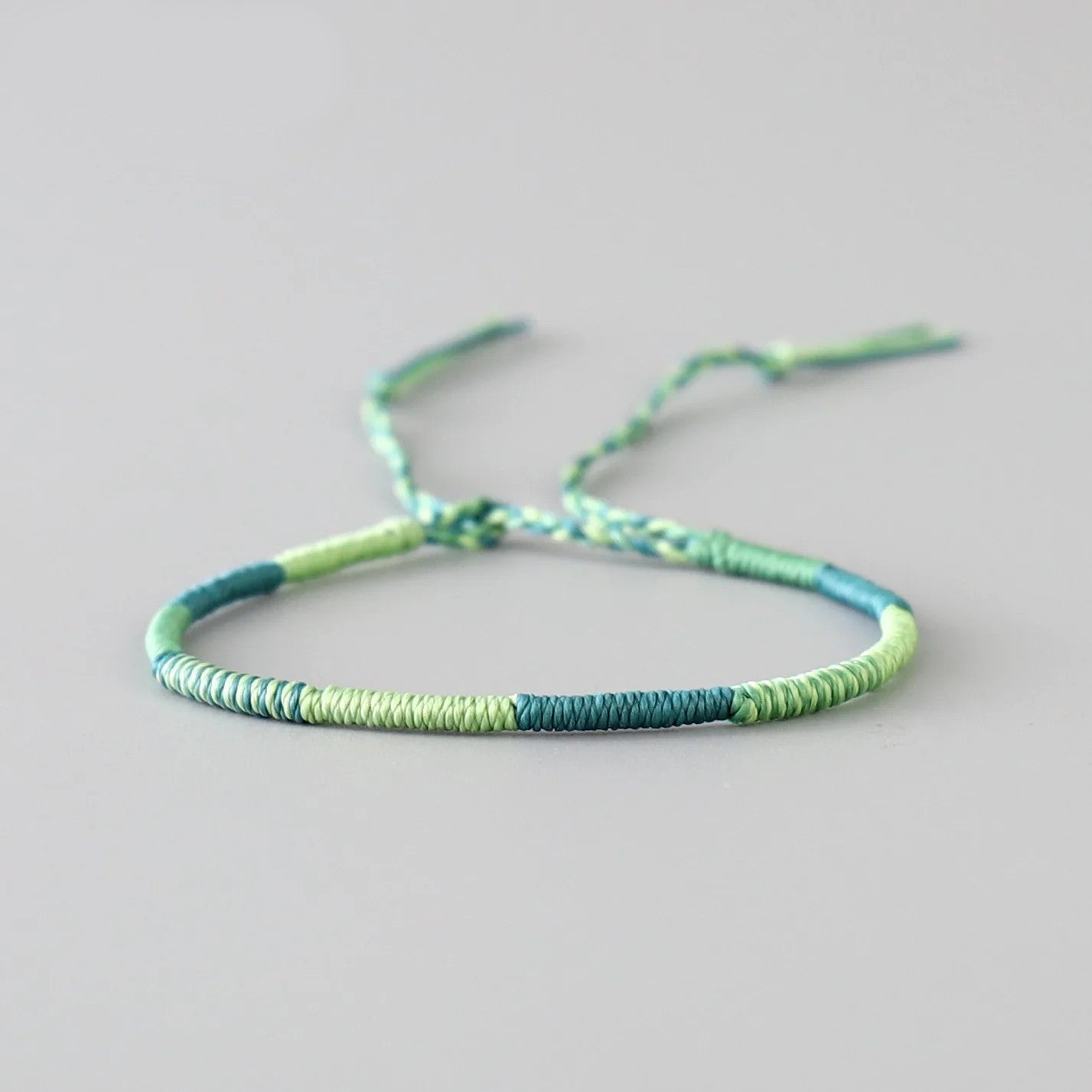 Bracelet Macramé Torsadé en Coton