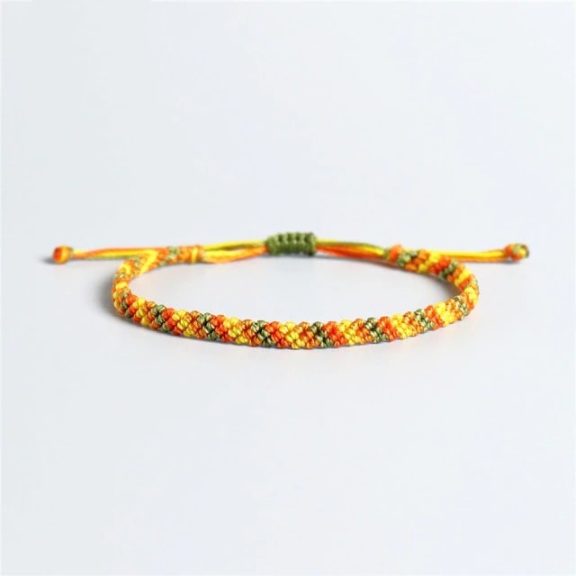 Bracelet Macramé Tricolore Fait Main