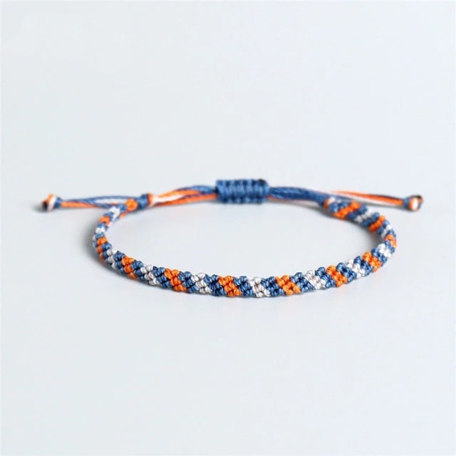 Bracelet Macramé Tricolore Fait Main