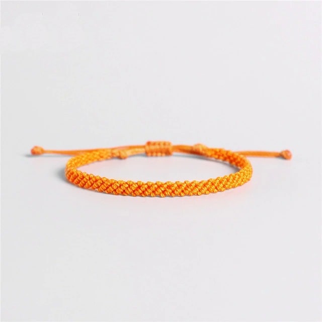 Bracelet Tressage Macramé Coton Cire