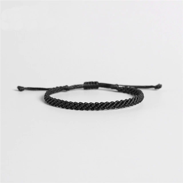 Bracelet Tressage Macramé Coton Cire