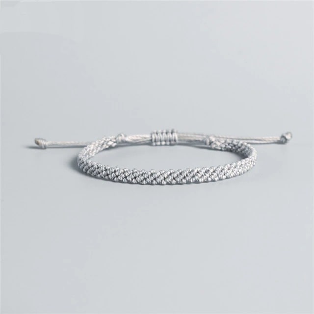 Bracelet Tressage Macramé Coton Cire