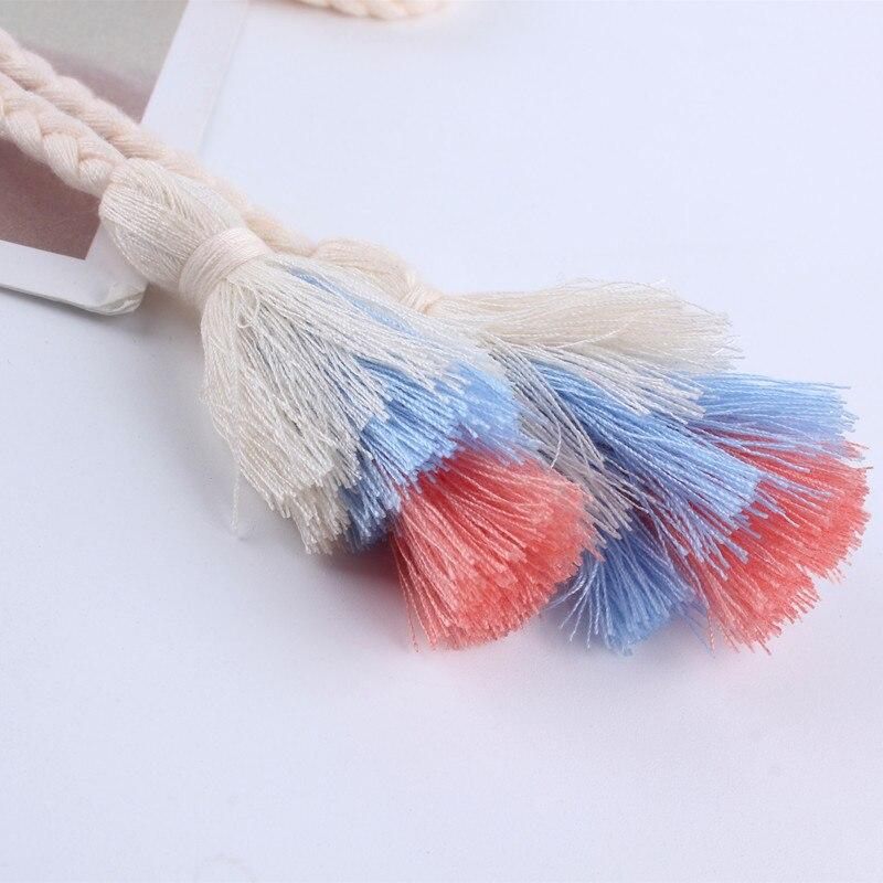 Ceinture en Macramé Colorée