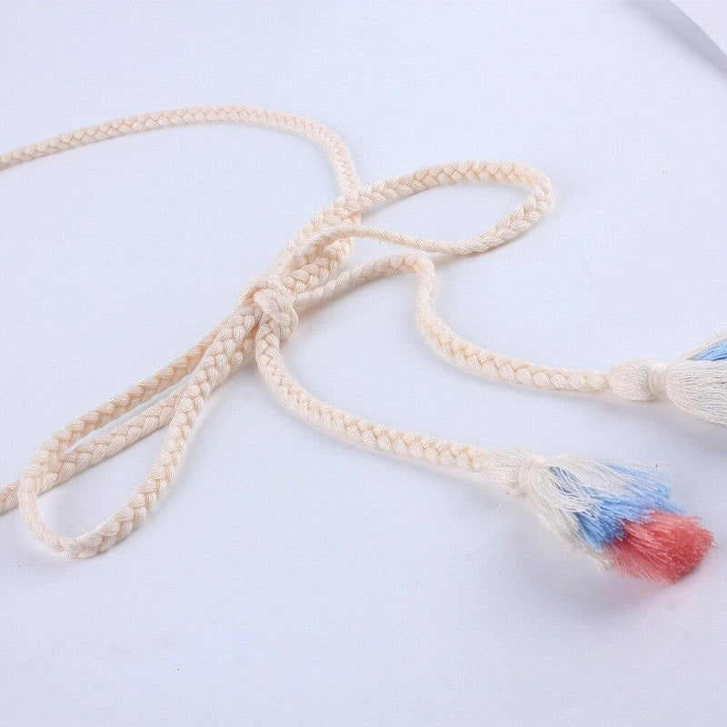 Ceinture en Macramé Colorée
