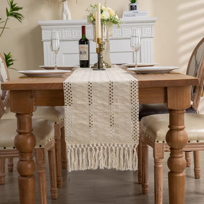 Chemin de Table Crochet en Coton