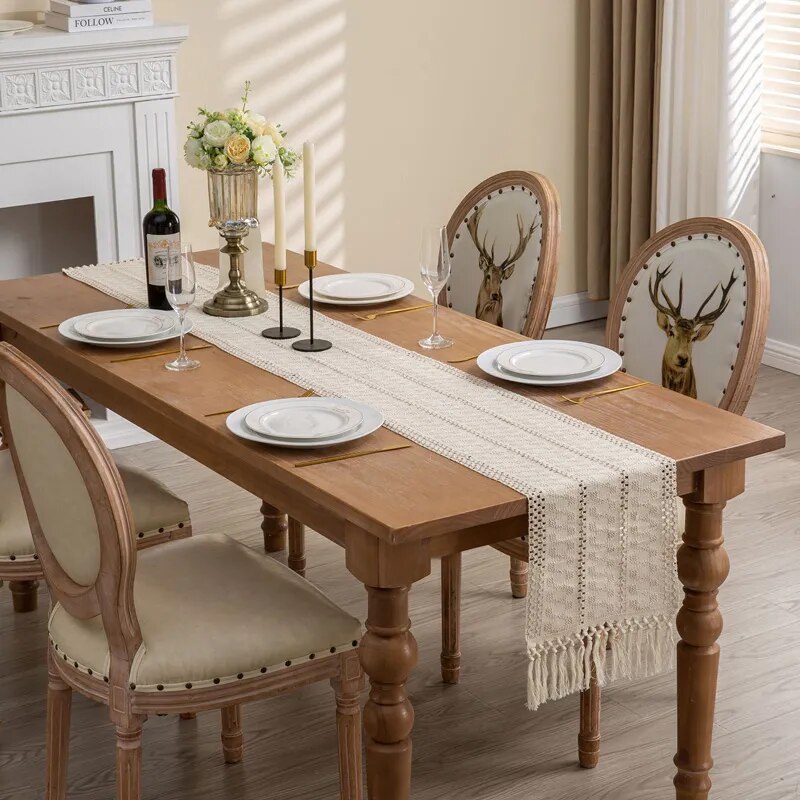 Chemin de Table Crochet en Coton