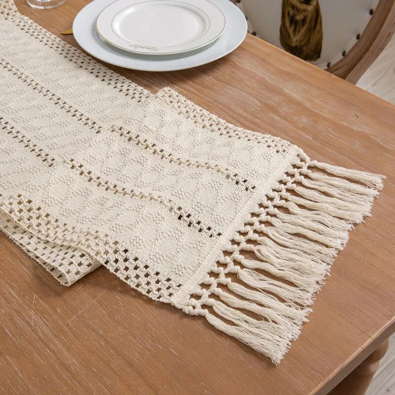Chemin de Table Crochet en Coton