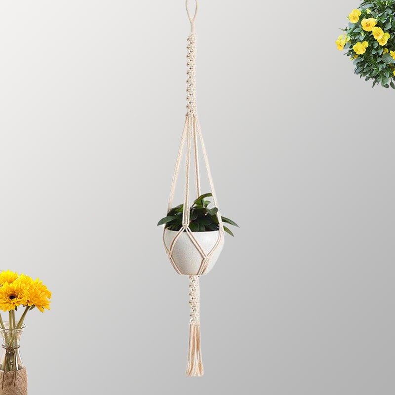Cintre pour Plante Macramé en Coton