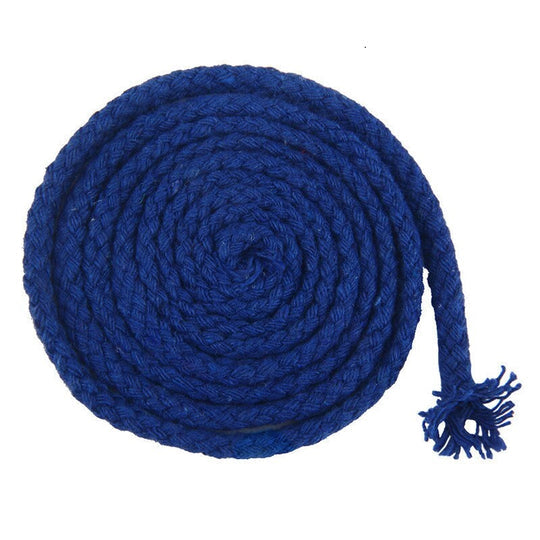 Corde Macramé Torsadée 5mm 100m Bleu Foncé Coton
