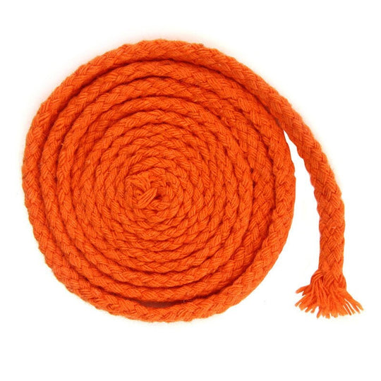 Corde Macramé Torsadée 5mm 100m Orange Coton
