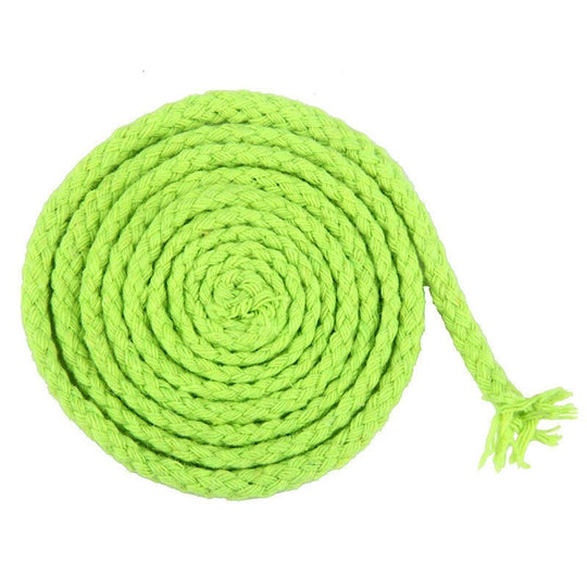 Corde Macramé Torsadée 5mm 100m Vert Fluo Coton