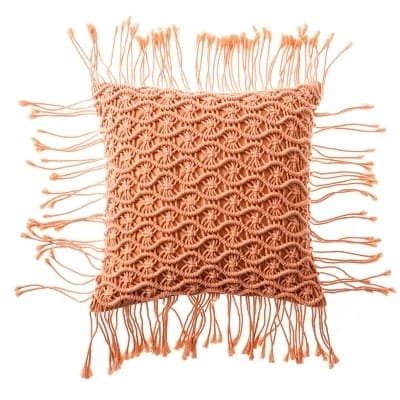 Coussin d'Intérieur Macramé Coton