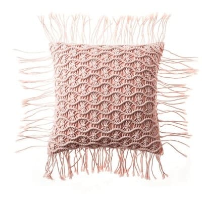 Coussin d'Intérieur Macramé Coton
