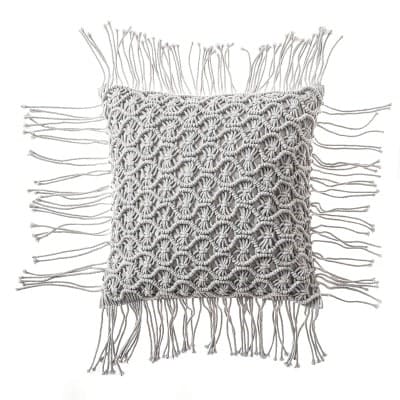 Coussin d'Intérieur Macramé Coton