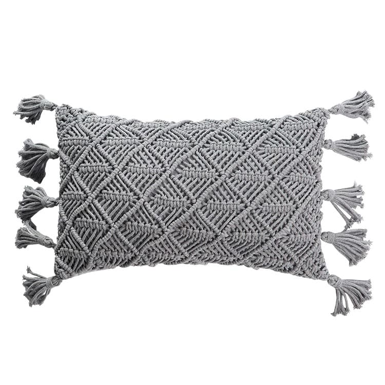 Coussin Macramé Rectangulaire Coton