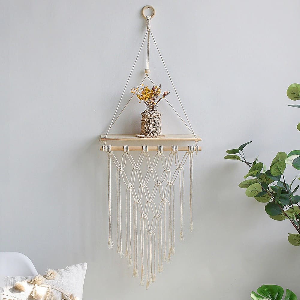 Étagère Macramé Boho Chic