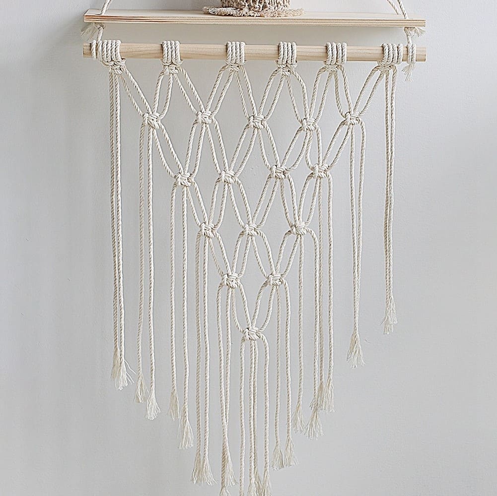 Étagère Macramé Boho Chic