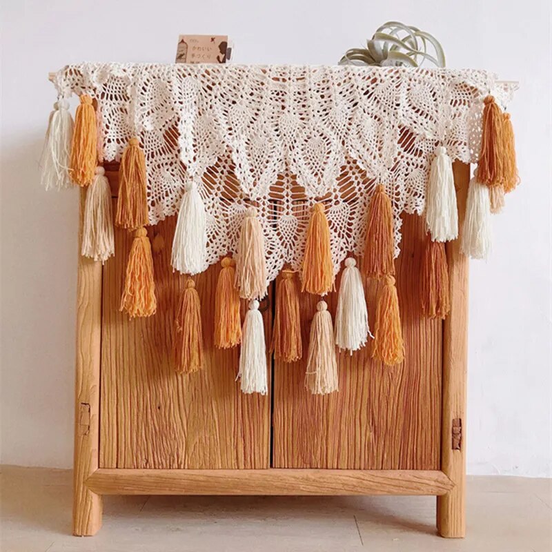 Grand Macramé Boho Mural Fait Main