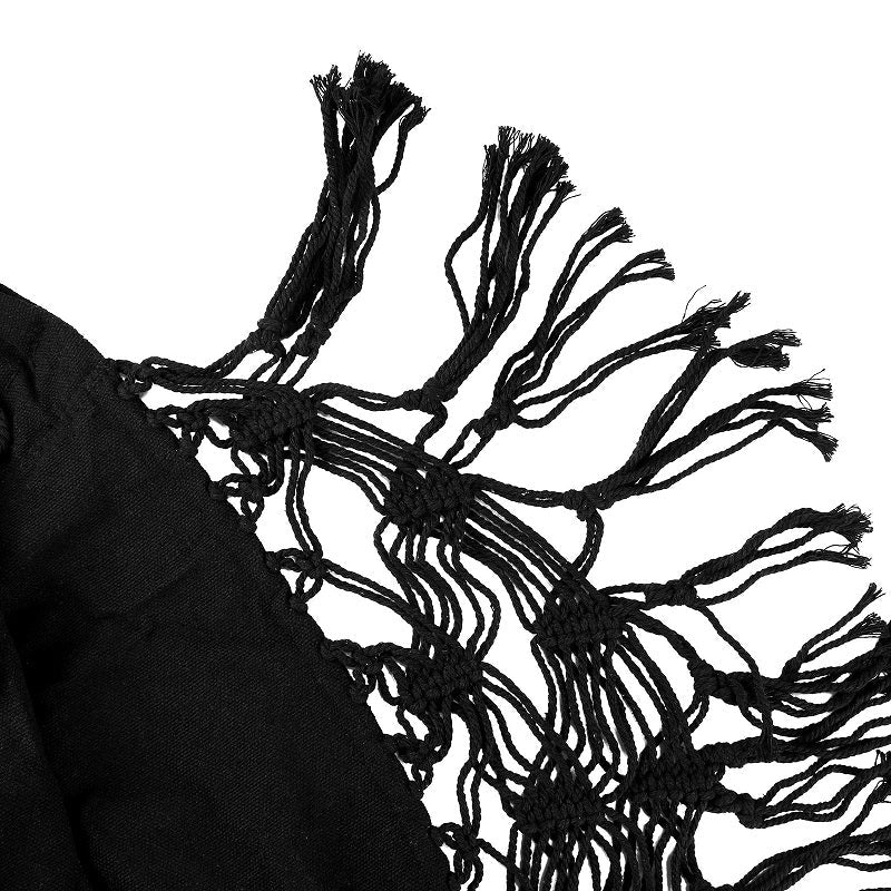 Hamac Macramé Noir Fait Main