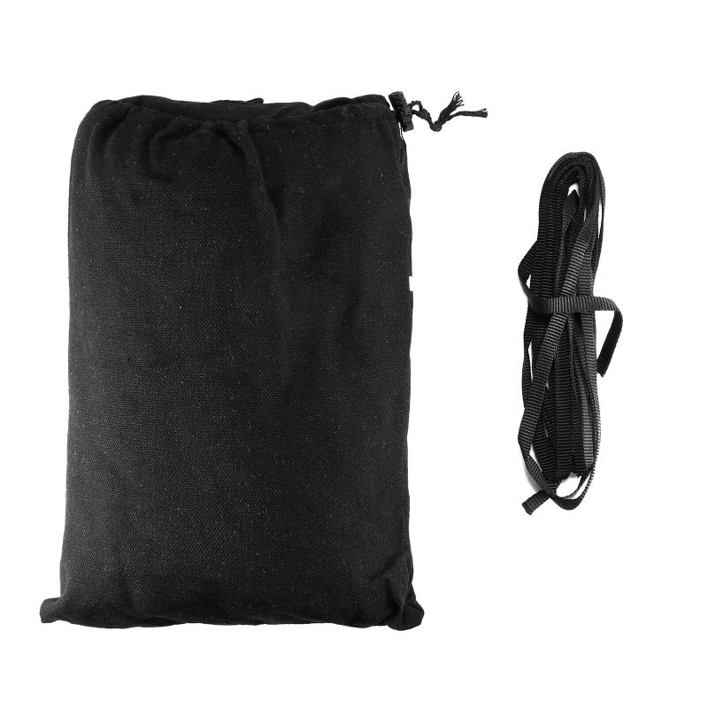 Hamac Macramé Noir Fait Main