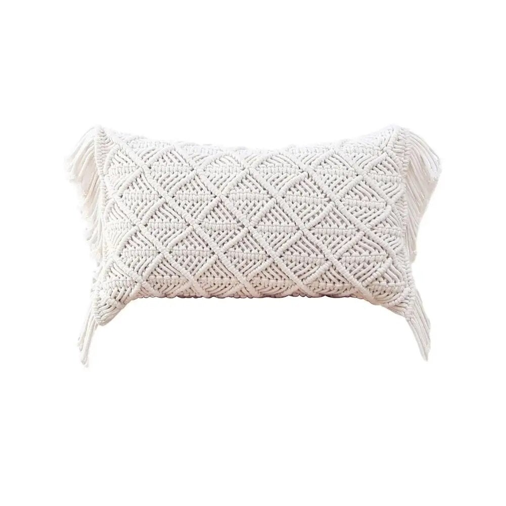 Housse de Coussin Macramé Bohème