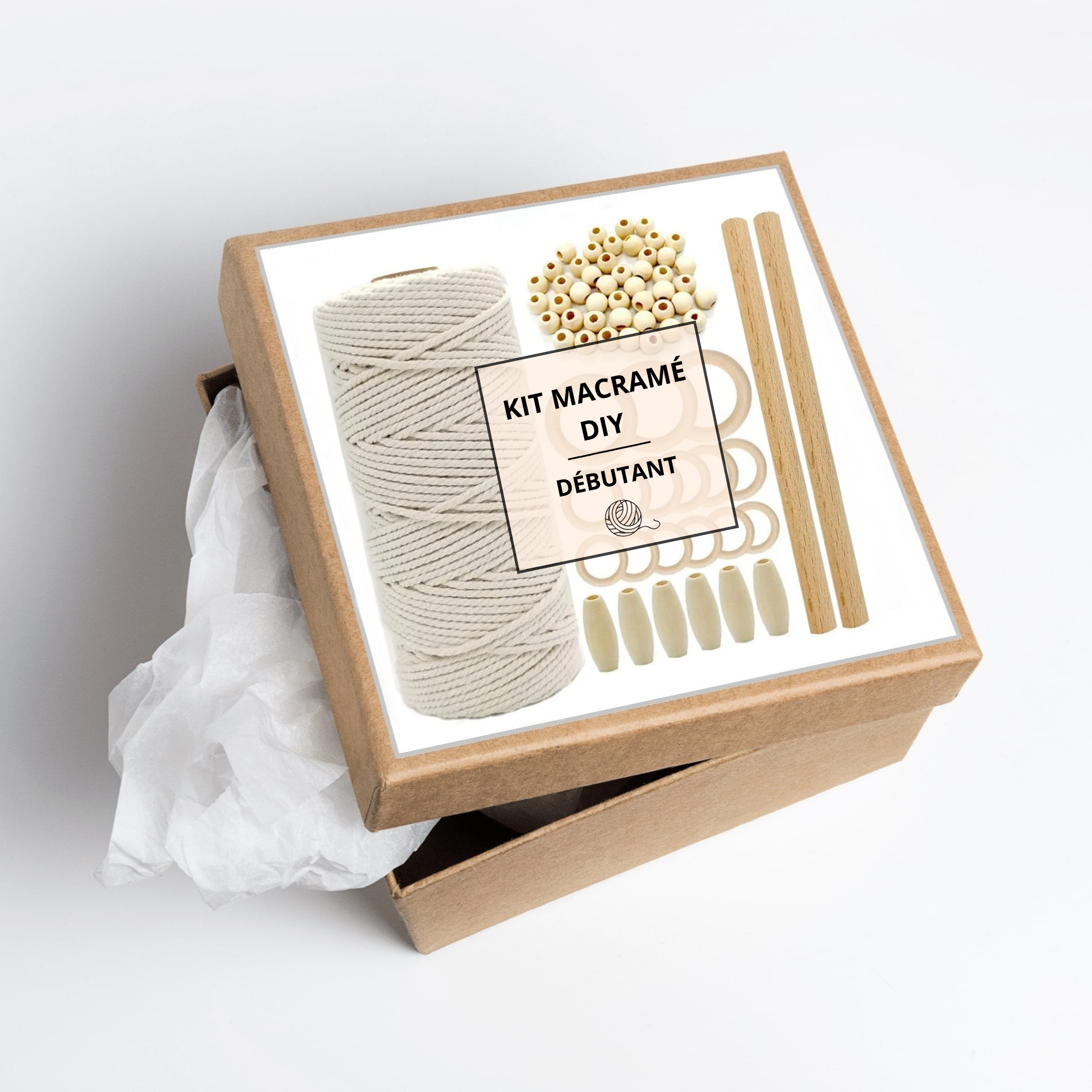 Kit Macramé Débutant DIY Apprentissage