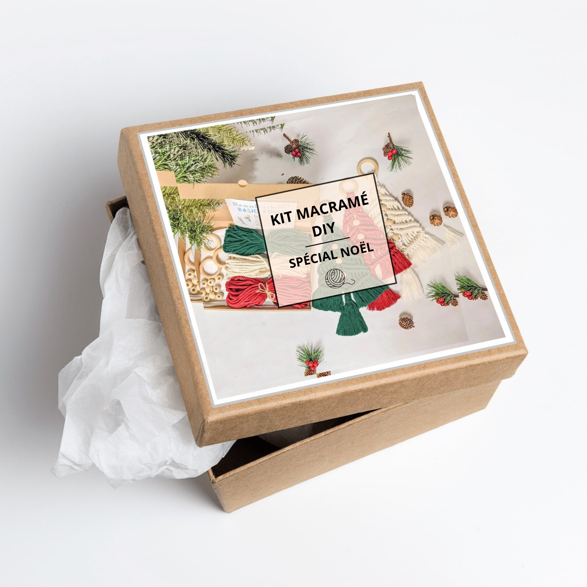 Kit Macramé DIY Noël Cadeau