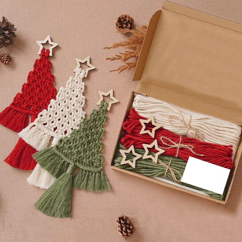 Kit Macramé DIY Noël Cadeau
