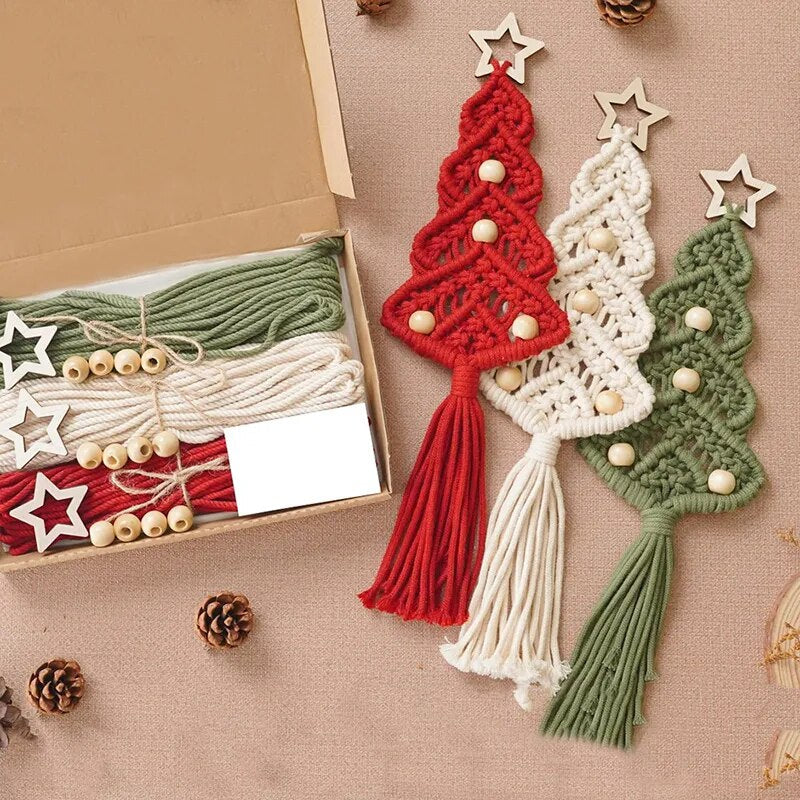 Kit Macramé DIY Noël Cadeau