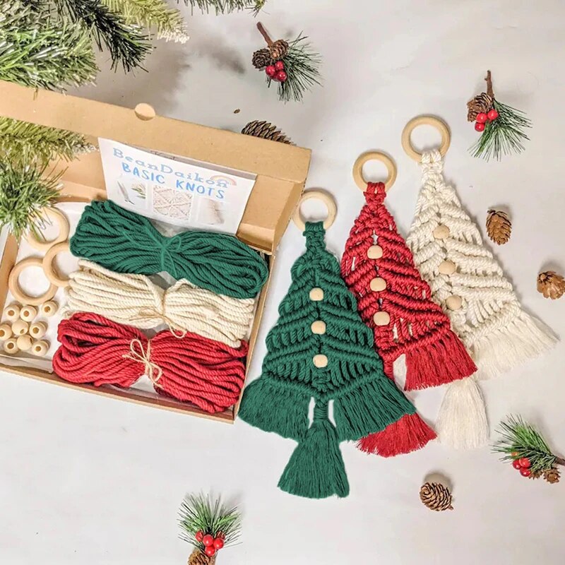 Kit Macramé DIY Noël Cadeau