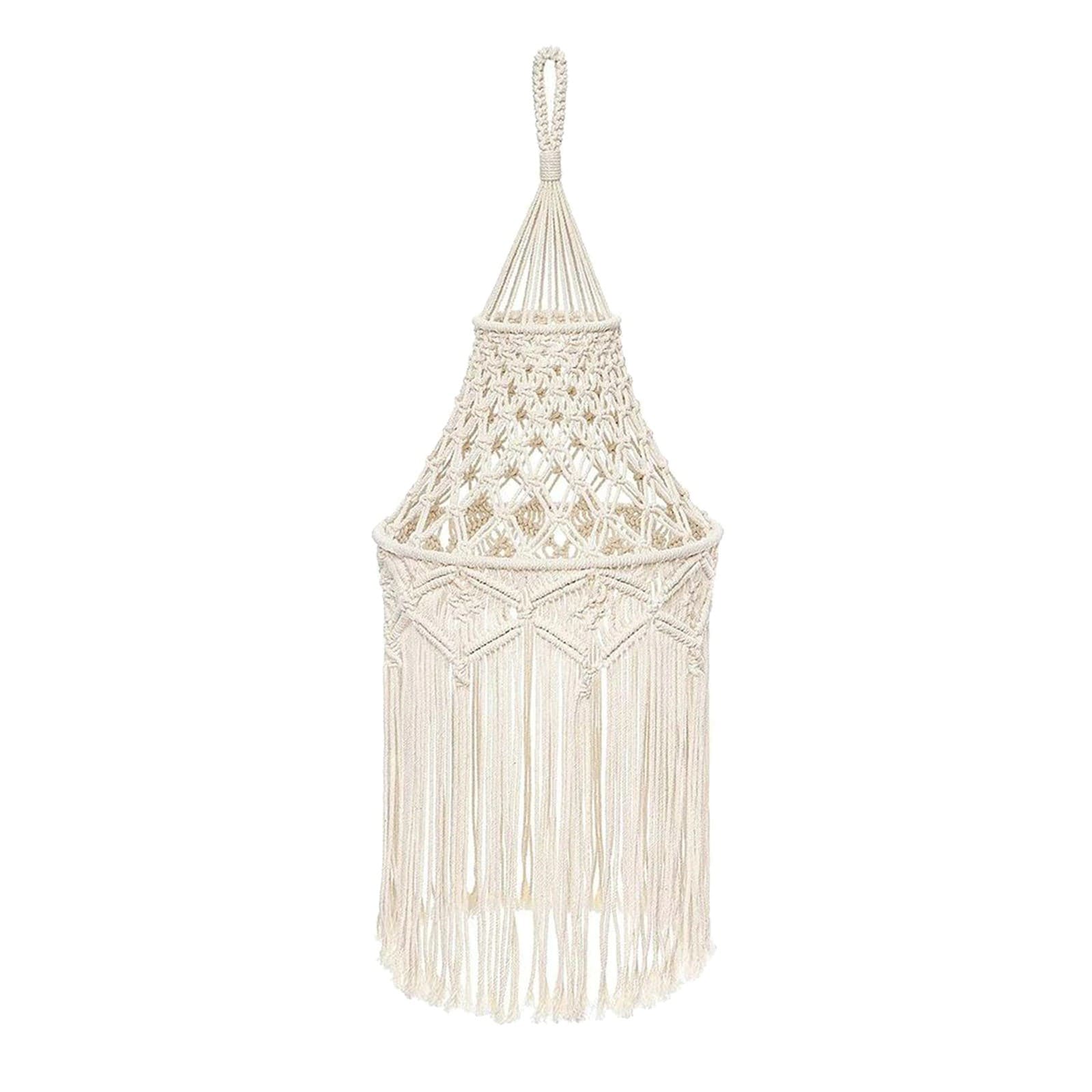 Luminaire Macramé Boho Naturel