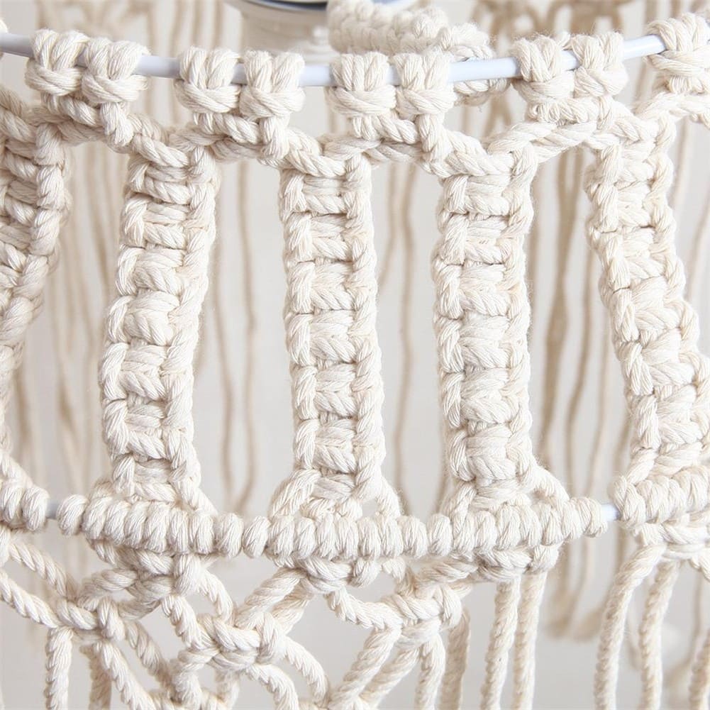 Lustre Boho Macramé Fait Main