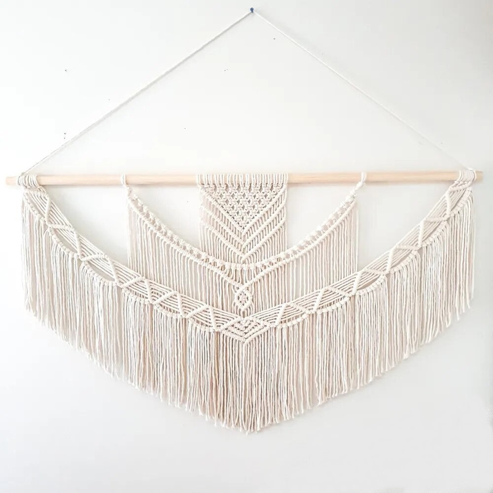 Macramé Boho Mural Fait Main