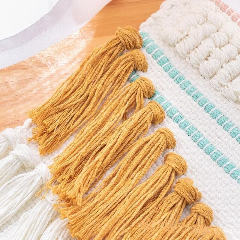 Macramé Mural Froufrous Coloré