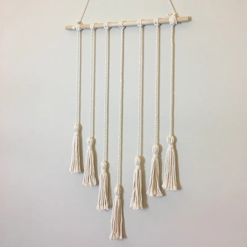 Macramé Mural Porte Photo Artisanal