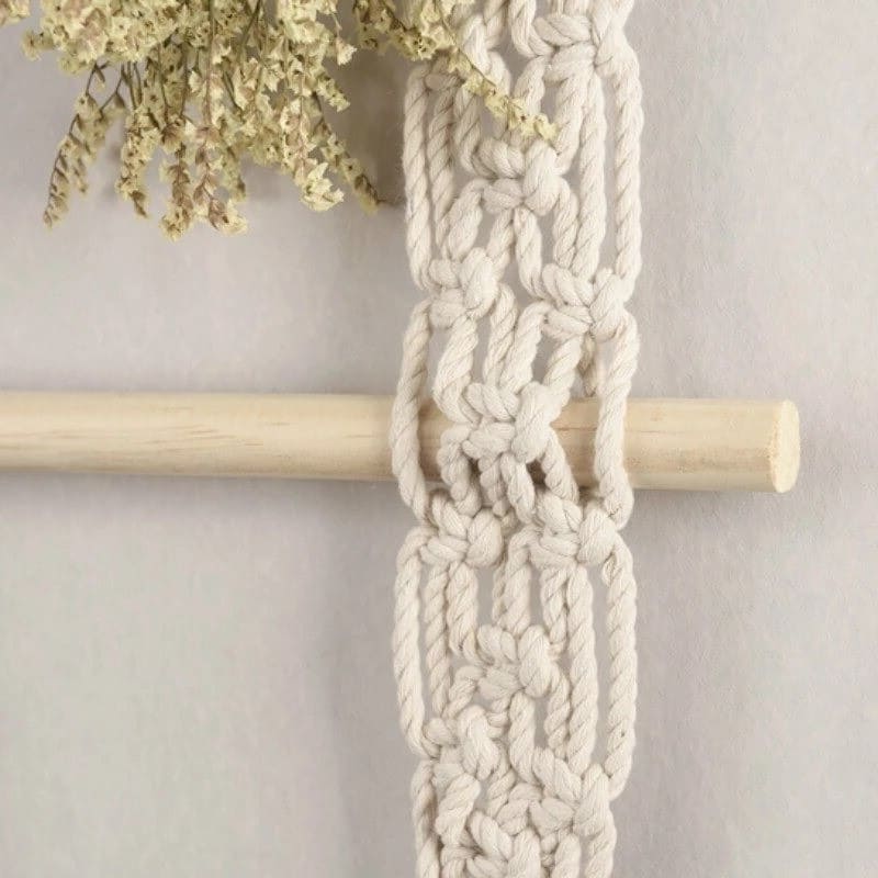 Macramé Suspendu Étagère Bohème