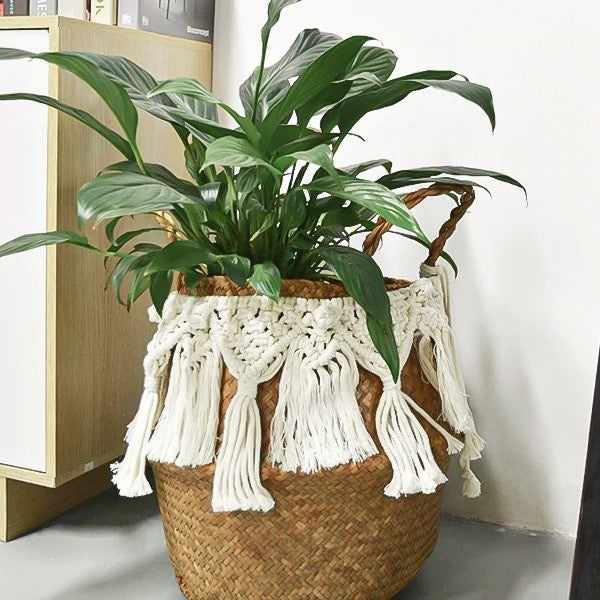 Panier Macramé Bohème Fait Main