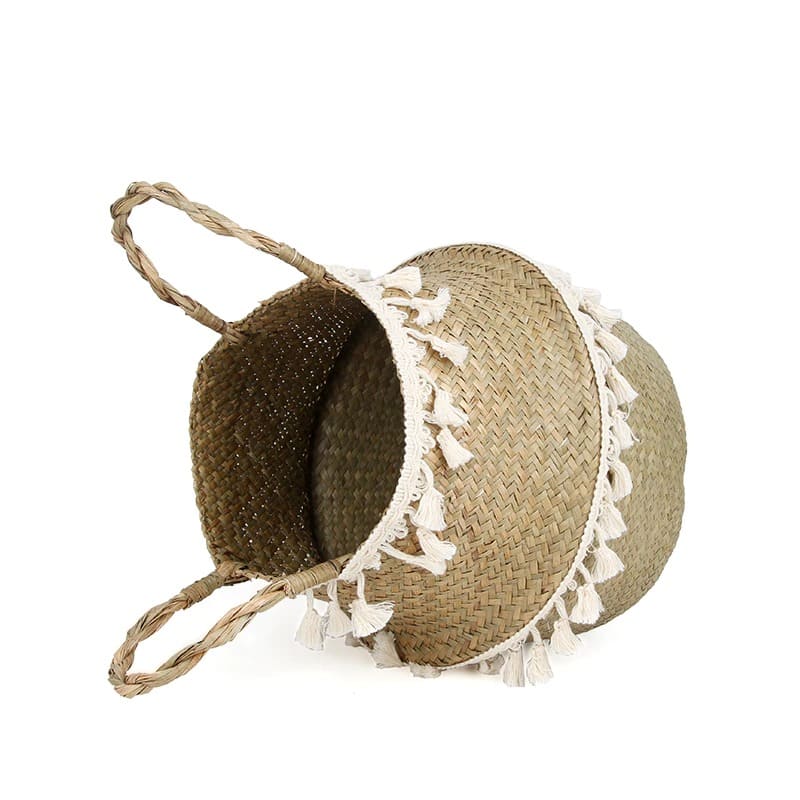 Panier Macramé Osier Bohème