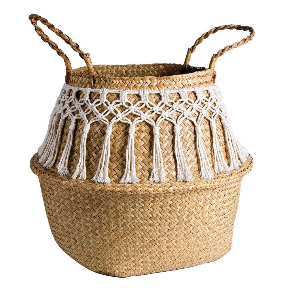Panier Macramé Rangement Pratique
