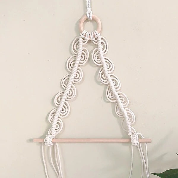 Porte Papier Toilette Macramé Design Fait Main